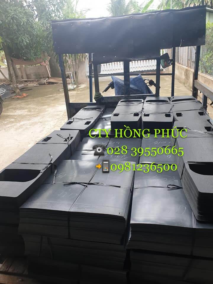 Tấm nhựa PE đen 1 li